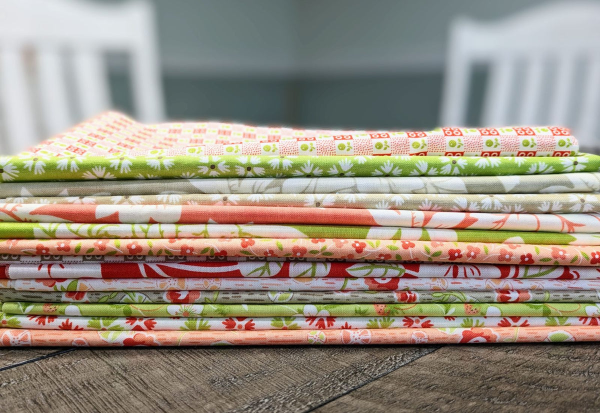 Strawberries & Rhubarb Fat Quarter Bundle Fig Tree Quilts buy for Moda Fabrics