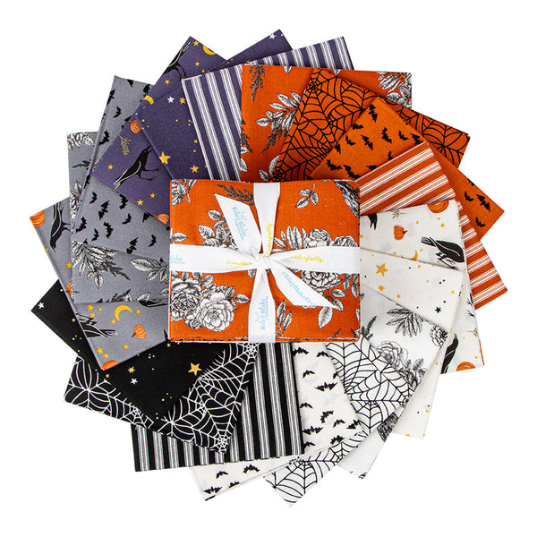 Sophisticated Halloween Fat Quarter Bundle by My Mind's Eye for Riley Blake Designs