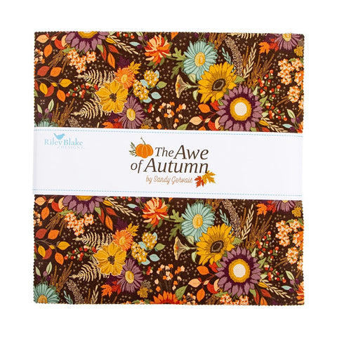 The Awe of Autumn 10" Stacker by Sandy Gervais for Riley Blake Designs