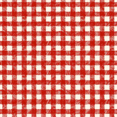 Homemade Holidays Red Woven Check by Kris Lammers for Maywood Studio