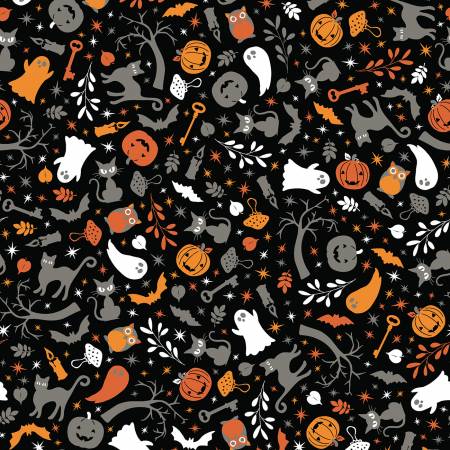 Pumpkins & Potions Fat Quarter Bundle by Kimberbell for Maywood Studio