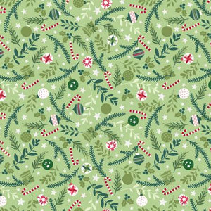 A Quilty Little Christmas Green Ornaments by Kimberbell for Maywood Studio