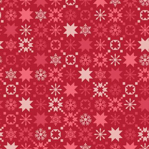 A Quilty Little Christmas Red Snowflake by Kimberbell for Maywood Studio