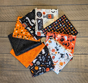 Pumpkins & Potions Fat Quarter Bundle by Kimberbell for Maywood Studio