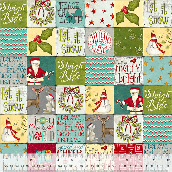 A Very Terri Christmas Fat Quarter Bundle by Terri Degenkolb for Windham