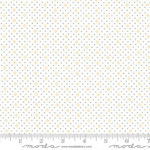 Eyelet Ivory Pumpkin by Fig Tree for Moda