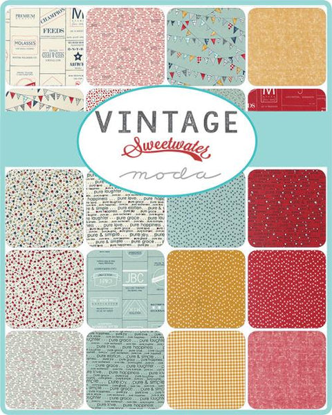 Vintage Fat Eighth bundle by Sweetwater for Moda