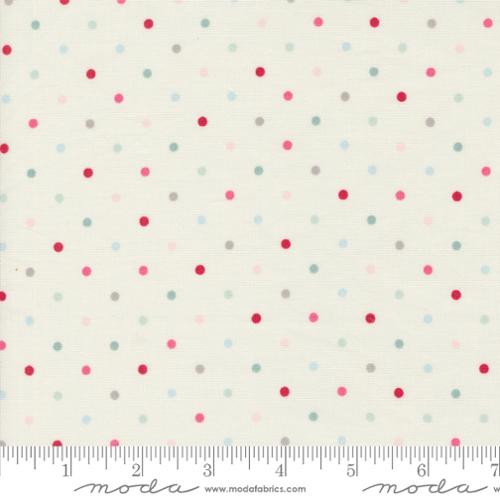 My Summer House Cream Dottie Dots by Bunny Hill Designs for Moda