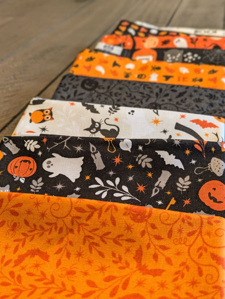 Pumpkins & Potions Fat Quarter Bundle by Kimberbell for Maywood Studio