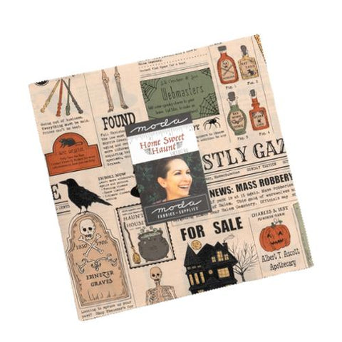 Home Sweet Haunt Layer Cake by Stacy Iest Hsu for Moda