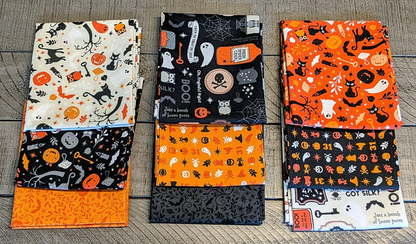 Pumpkins & Potions Fat Quarter Bundle by Kimberbell for Maywood Studio