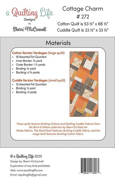 Cottage Charm pattern by Sherri McConnell of A Quilting Life for Moda