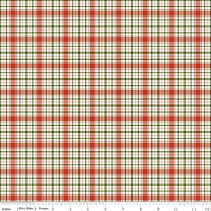 Christmas Is in Town Plaid Multi by Sandy Gervais for Riley Blake Design