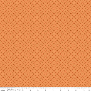 The Awe of Autumn Grid Creamsicle by Sandy Gervais for Riley Blake Designs