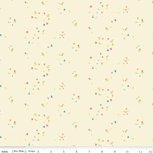 First Blooms Mini Blooms Vanilla by Heather Peterson for Riley Blake Designs