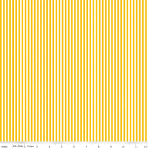 1/8" Stripe Mustard Yellow by RBD designers for Riley Blake Designs