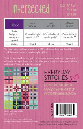 Intersected pattern by Everyday Stitches