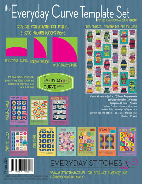 Everyday Curve Template Set by Everyday Stitches