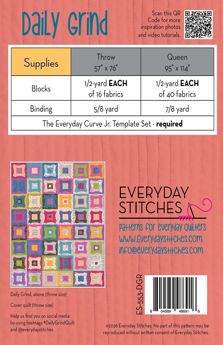 Daily Grind pattern by Everyday Stitches – QuiltFab