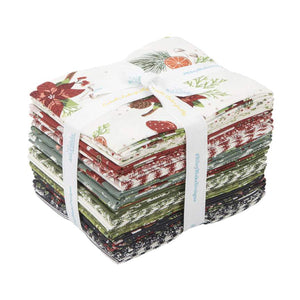 Yuletide Forest Fat Quarter Bundle by Katherine Lenius for Riley Blake Designs