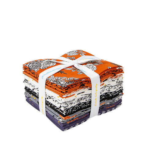 Sophisticated Halloween Fat Quarter Bundle by My Mind's Eye for Riley Blake Designs