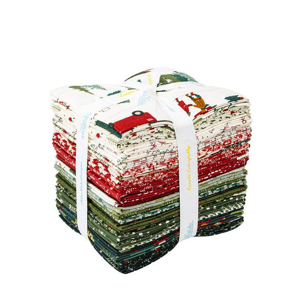 Christmas Is in Town Fat Quarter Bundle by Sandy Gervais for Riley Blake Design