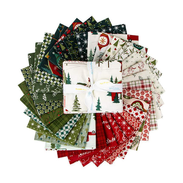 Christmas Is in Town Fat Quarter Bundle by Sandy Gervais for Riley Blake Design