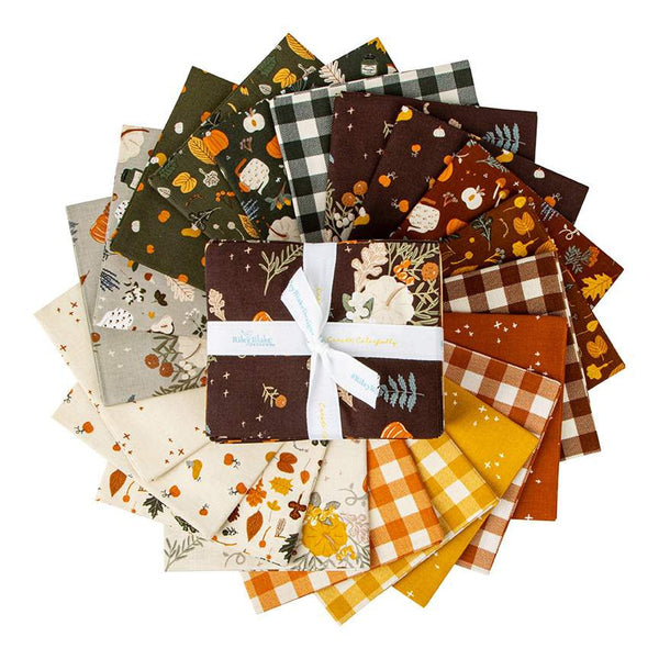 Pumpkin Spice Fat Quarter Bundle by Simple Simon & Company for Riley Blake Designs