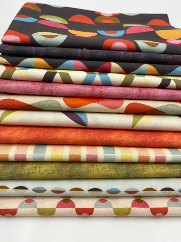 Retro Life Bloom Jelly Roll by Dandelion Fabric