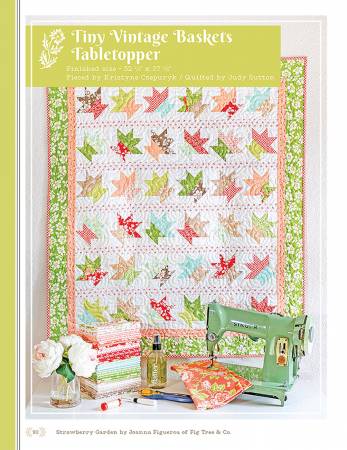 Strawberry Garden book by Joanna Figueroa for Fig Tree Quilts