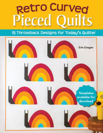 Retro Curved Pieced Quilts book by Erin Grogan