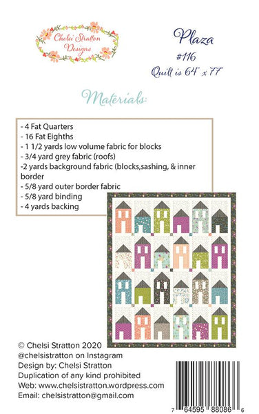 Plaza pattern by Chelsi Stratton Designs for Moda