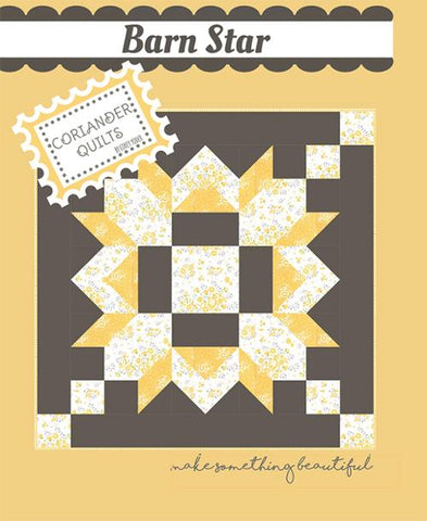 Barn Star 1 pattern by Corey Yoder for Coriander Quilts