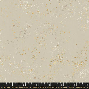 Speckled Metallic Natural by Ruby Star for Moda