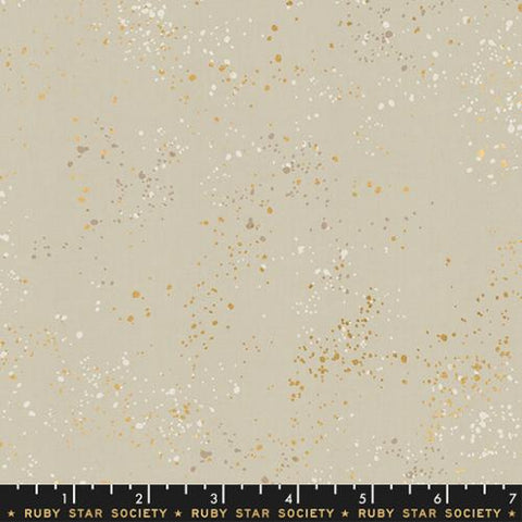 Speckled Metallic Natural by Ruby Star for Moda