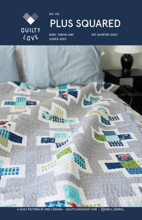 Plus Squared Quilt Pattern by Quilty Love