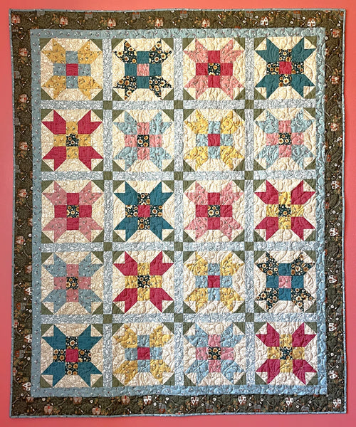 Bouquet of Blooms Quilt Pattern by Prairie Quilting