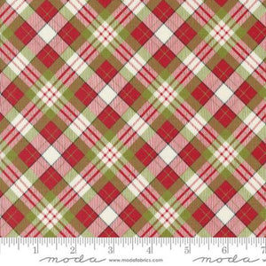 On Dasher Red Plaid by Sweetwater for Moda