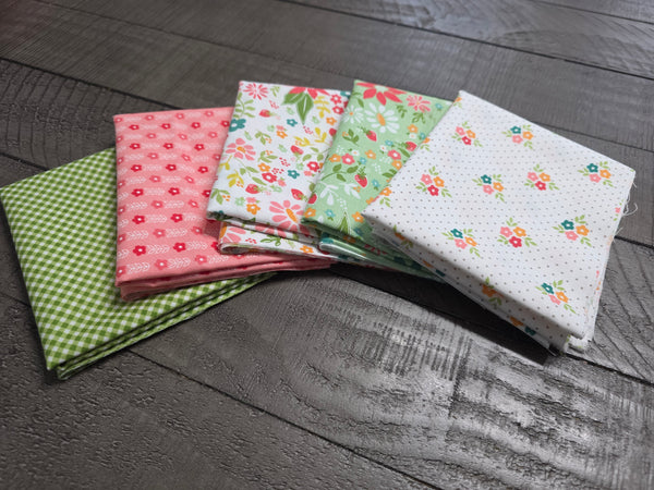 Strawberry Lemonade Fat Quarter bundle by Sherri & Chelsi for Moda