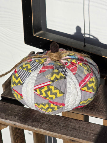 Quilted Fabric Pumpkin