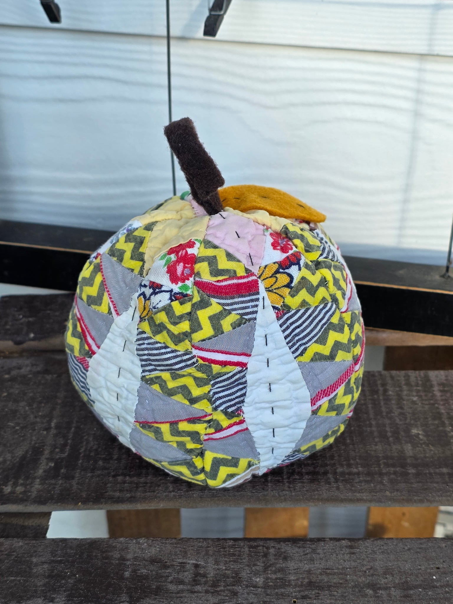 Quilted Fabric Pumpkin