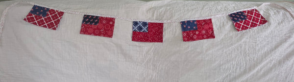 Patriotic American Flag banner handmade