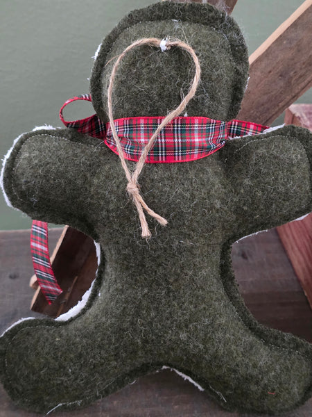 Antique Quilted Gingerbread Man