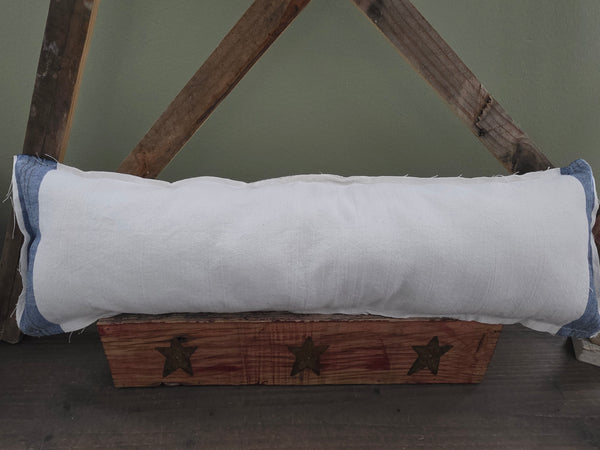 Antique quilt SNOW Snowman Pillow