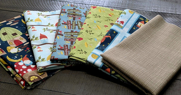 You Light My Way Gnome half yard bundle