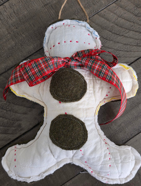 Antique Quilted Gingerbread Man