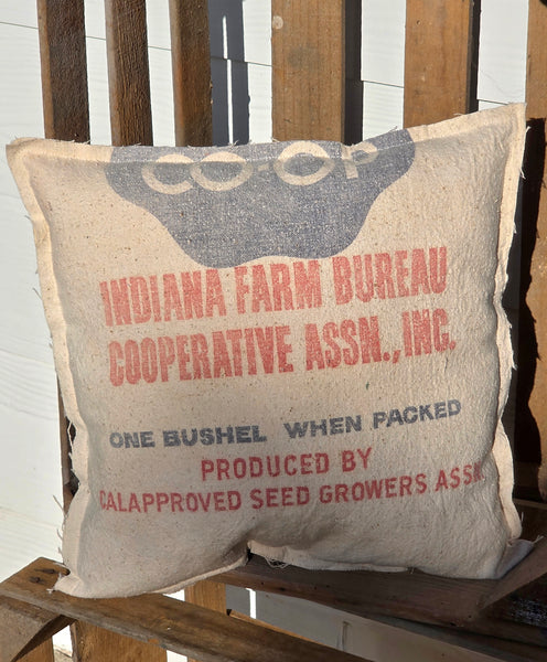 Antique Quilted Pumpkin Pillow