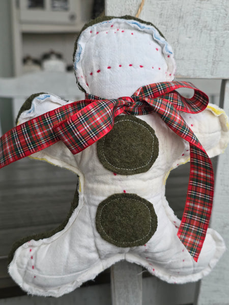 Antique Quilted Gingerbread Man