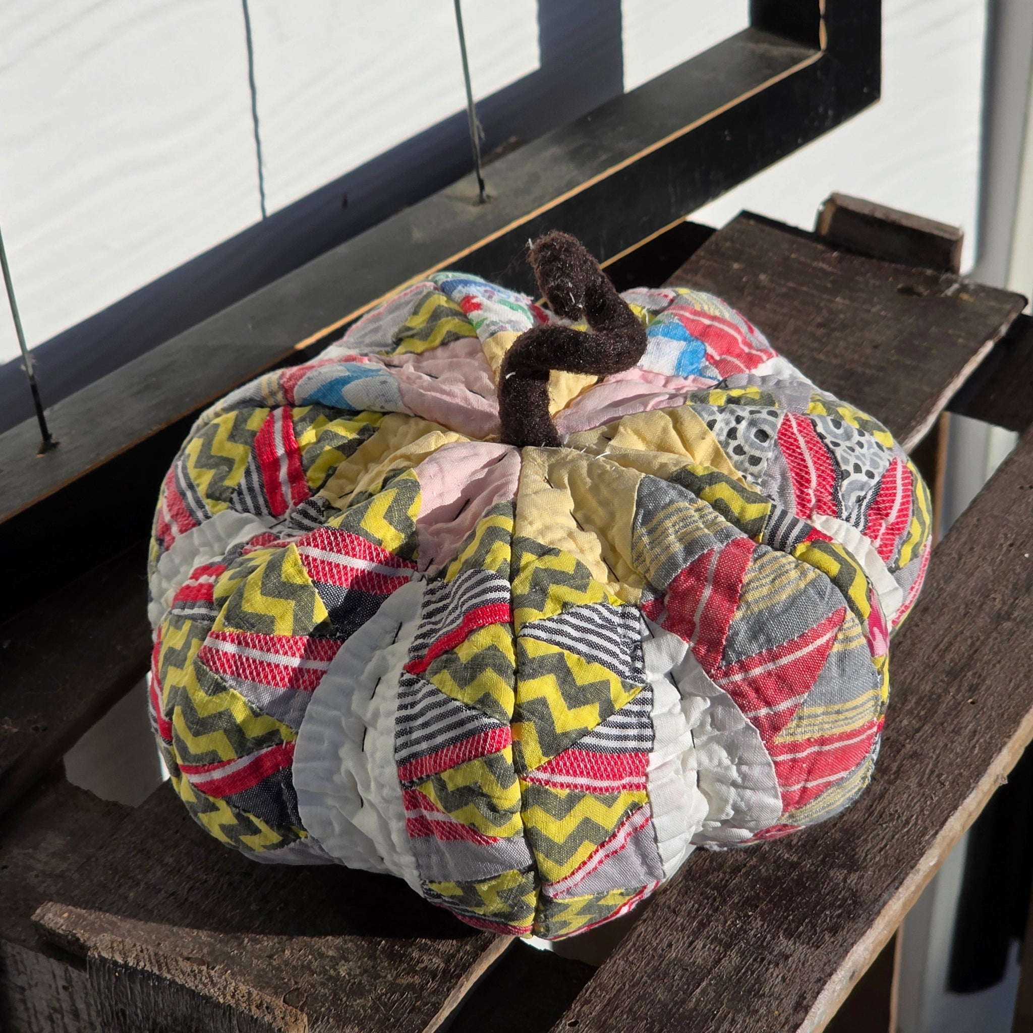Quilted Fabric Pumpkin