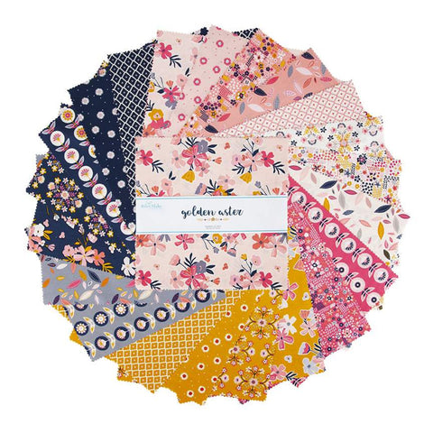 Golden Aster 10" Stacker by Gabrielle Neil Design Studio for Riley Blake Designs